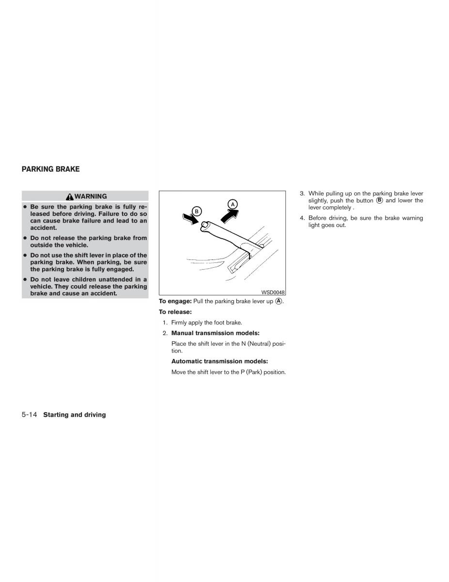 Nissan Micra K13 FL owners manual / page 187