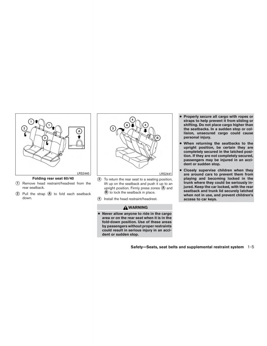 Nissan Micra K13 FL owners manual / page 22