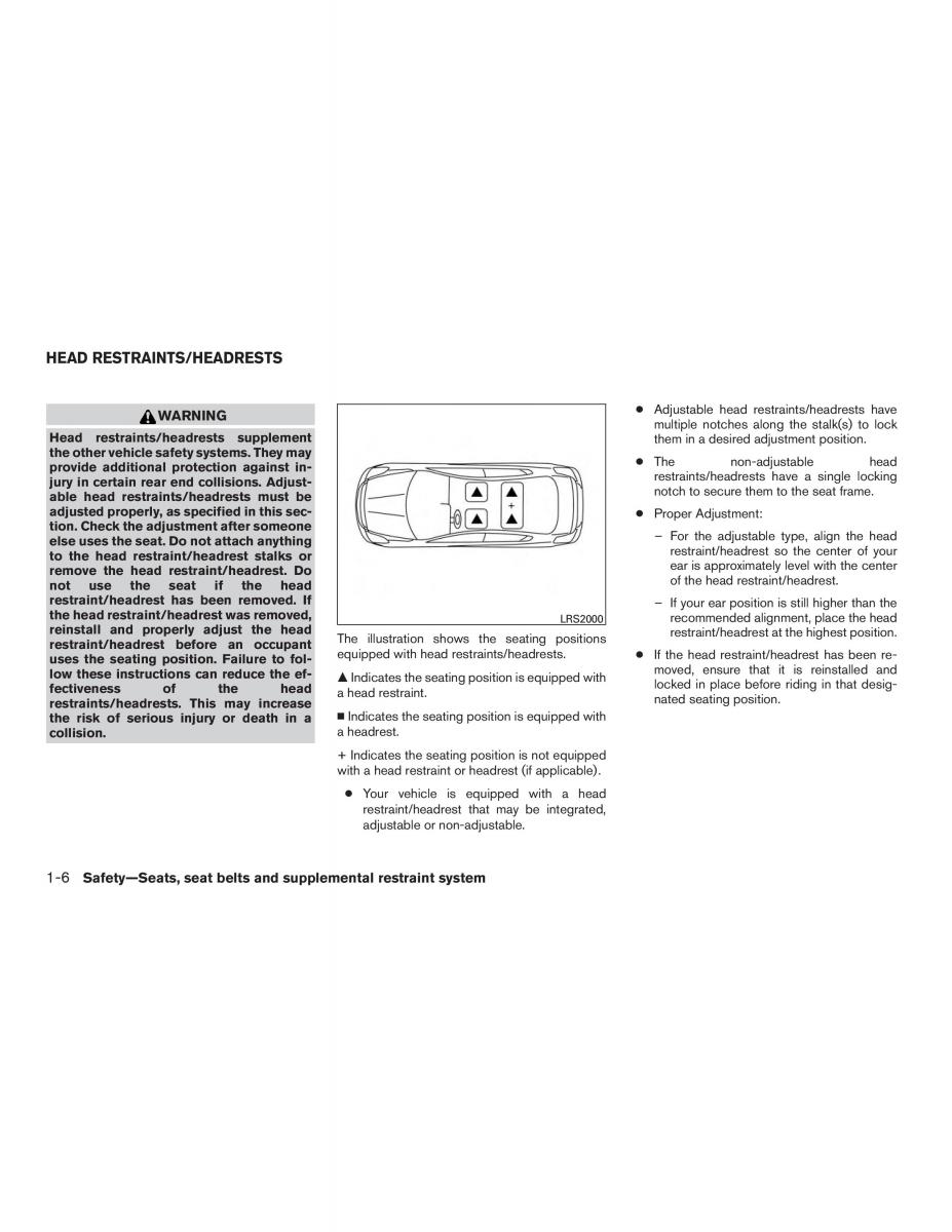 Nissan Micra K13 FL owners manual / page 23