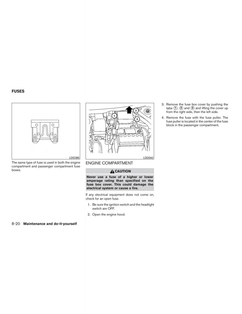 Nissan Micra K13 FL owners manual / page 241