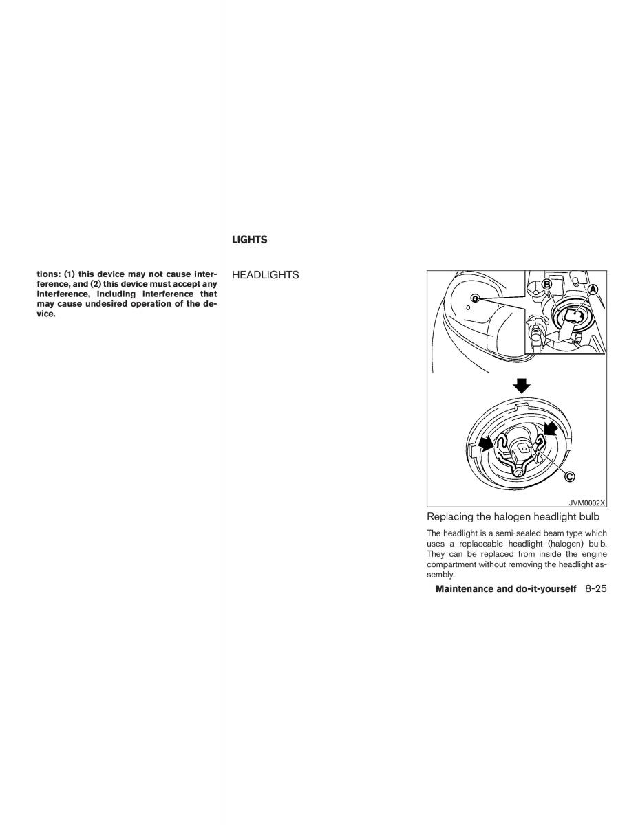 Nissan Micra K13 FL owners manual / page 246