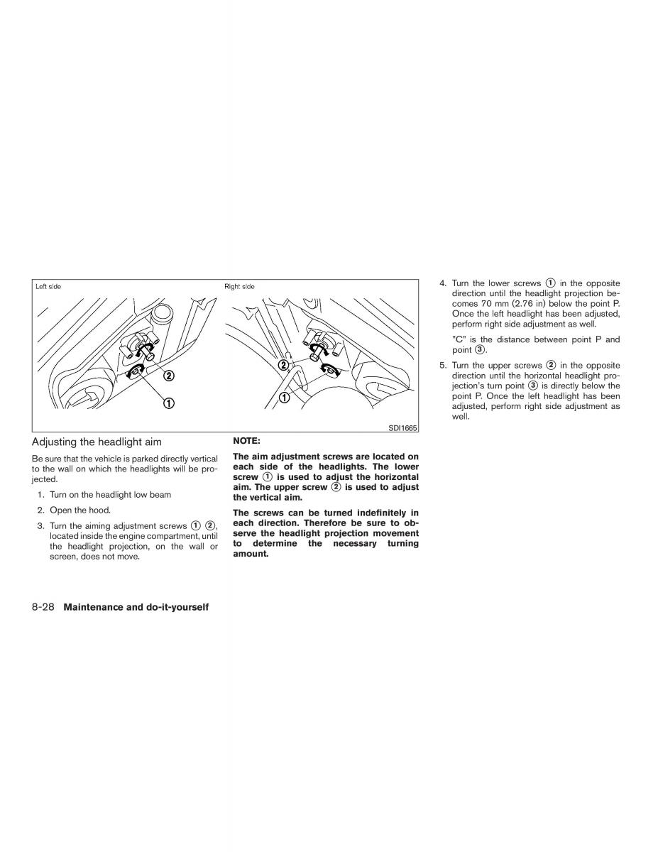 Nissan Micra K13 FL owners manual / page 249