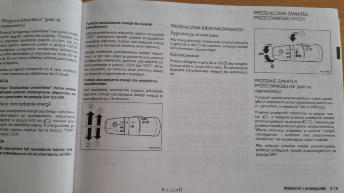 Nissan Note I 1 E11 instrukcja obslugi / page 57