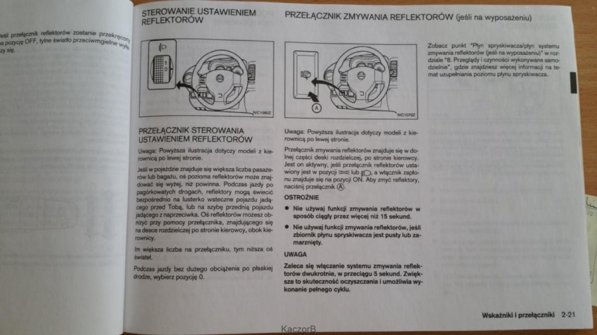 Nissan Note I 1 E11 instrukcja obslugi / page 59