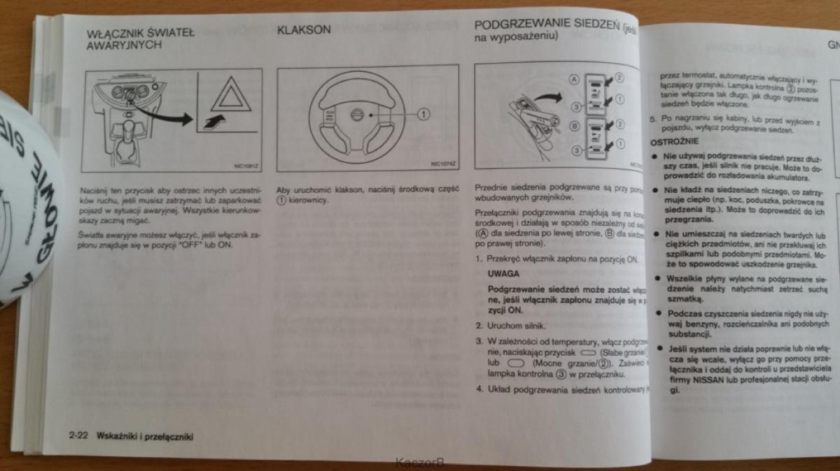 Nissan Note I 1 E11 instrukcja obslugi / page 60