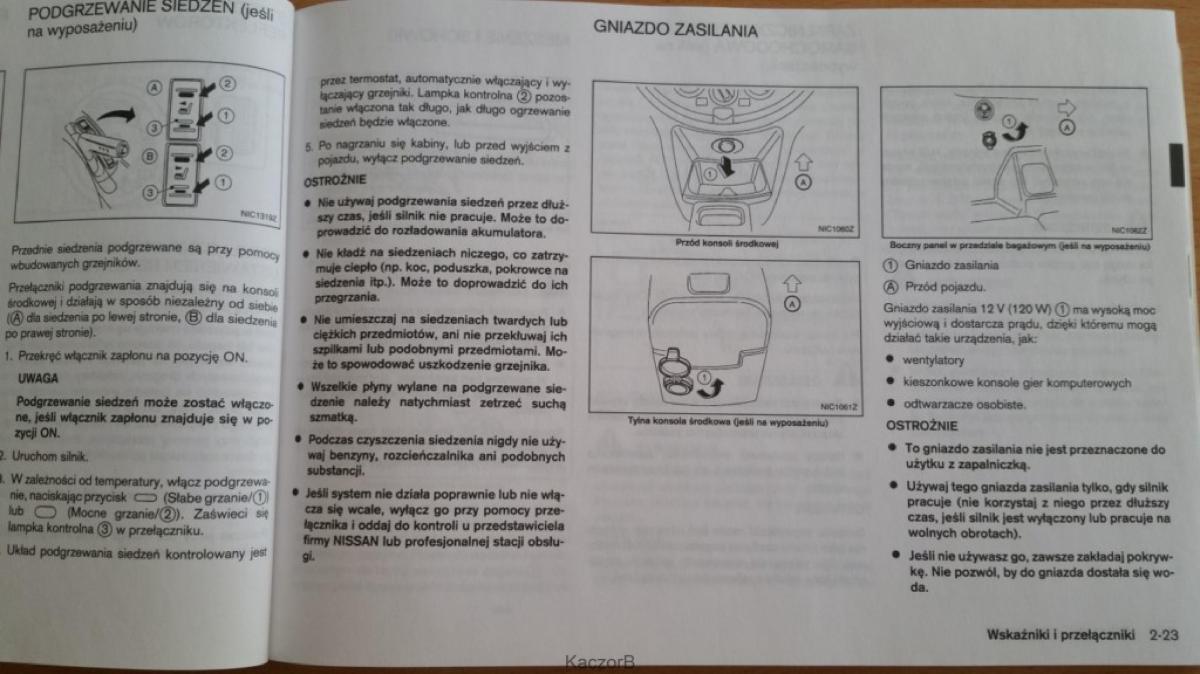 Nissan Note I 1 E11 instrukcja obslugi / page 61