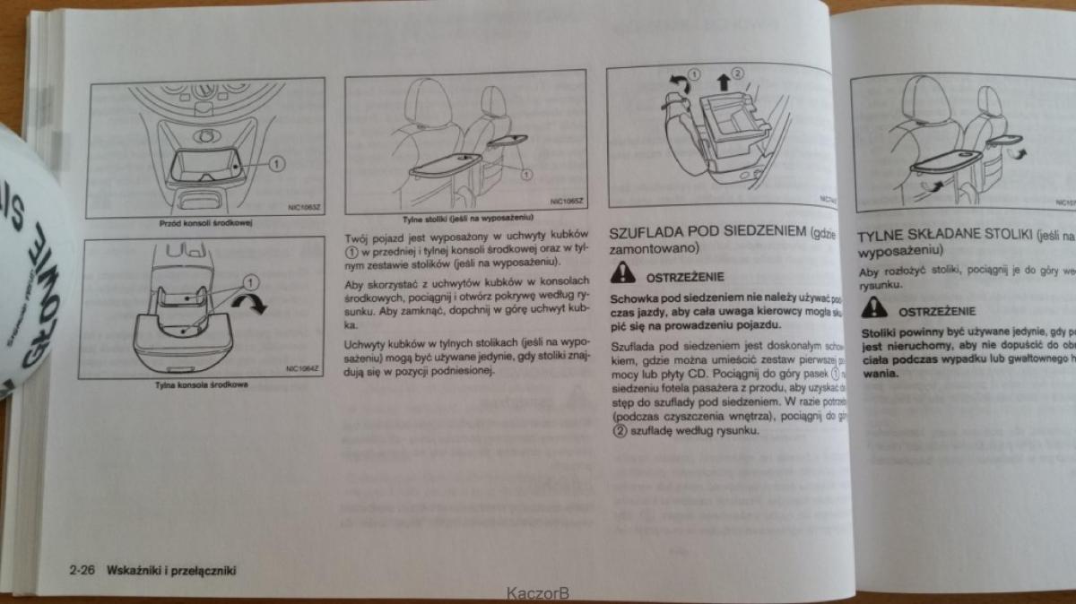 Nissan Note I 1 E11 instrukcja obslugi / page 64