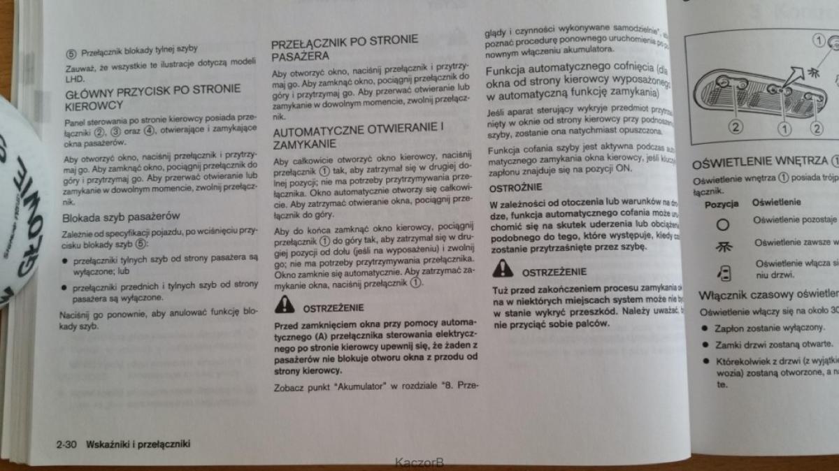 Nissan Note I 1 E11 instrukcja obslugi / page 68