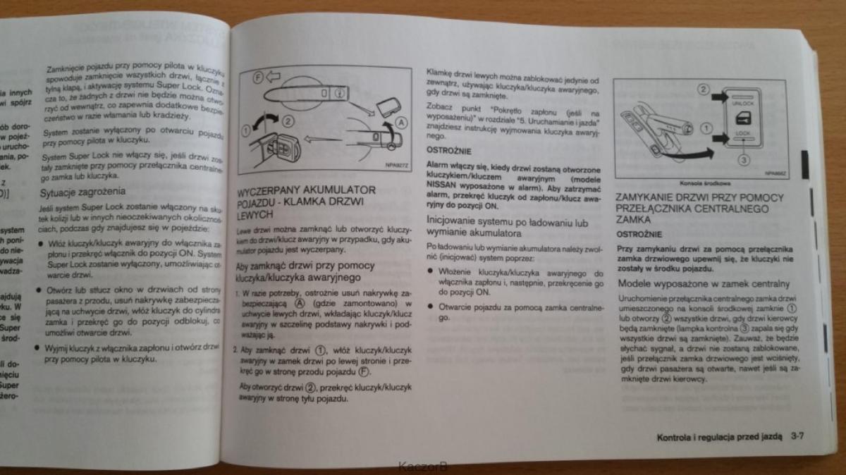 Nissan Note I 1 E11 instrukcja obslugi / page 76