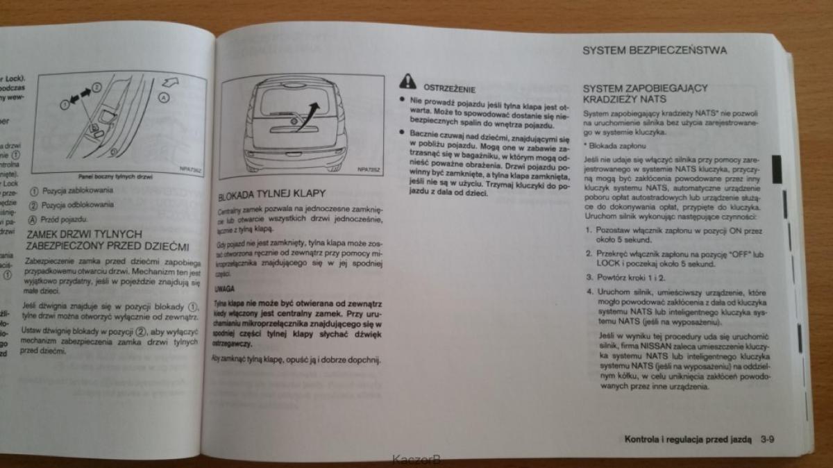 Nissan Note I 1 E11 instrukcja obslugi / page 78