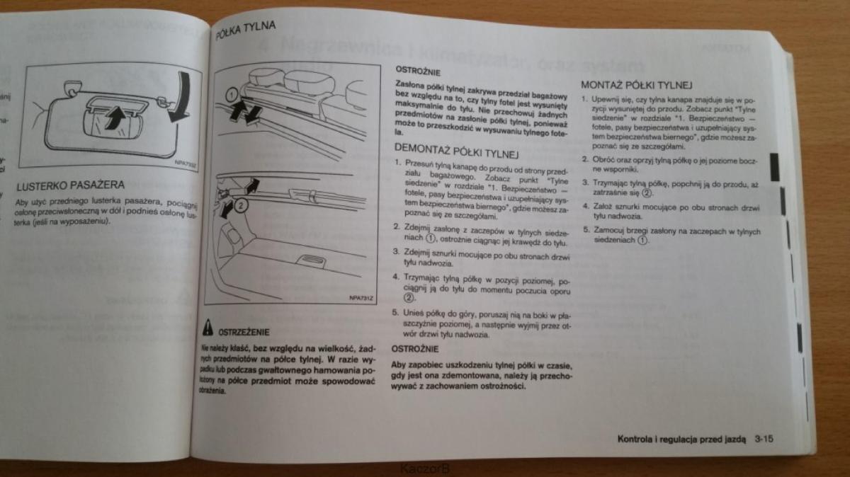 Nissan Note I 1 E11 instrukcja obslugi / page 84