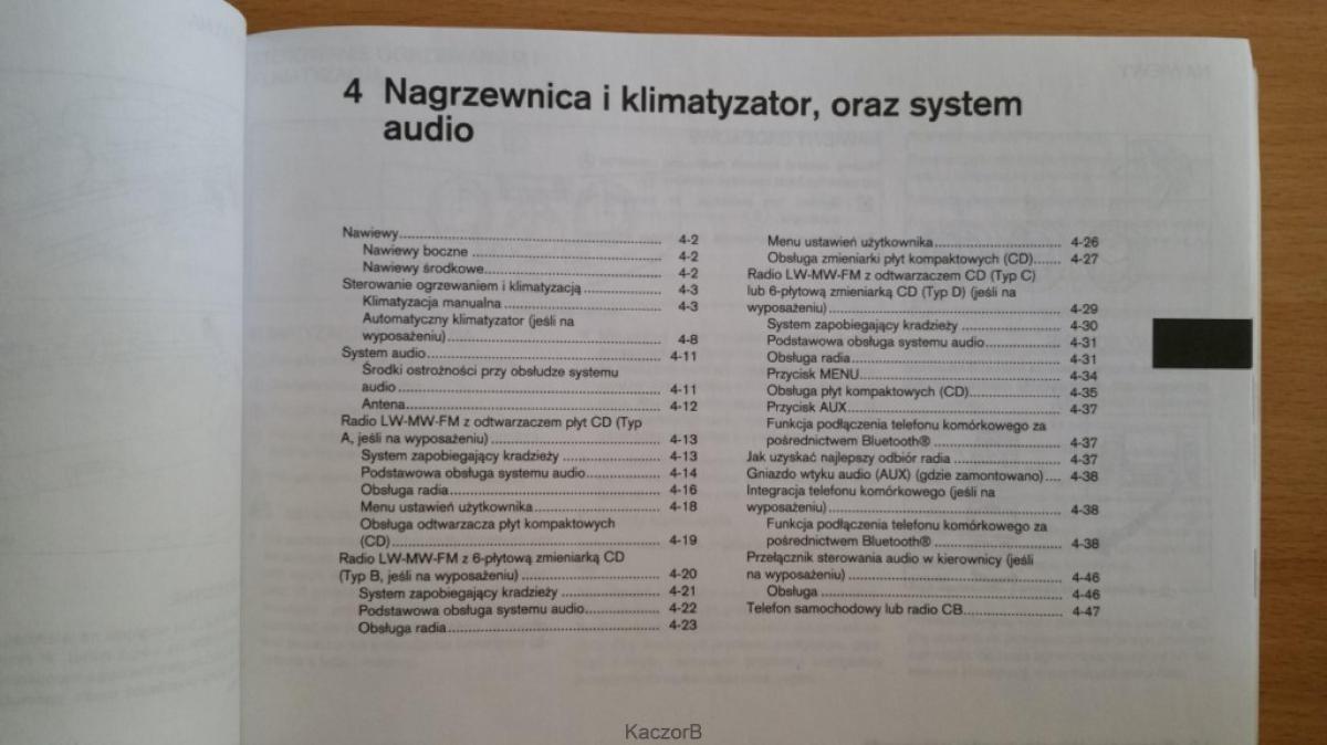 Nissan Note I 1 E11 instrukcja obslugi / page 85