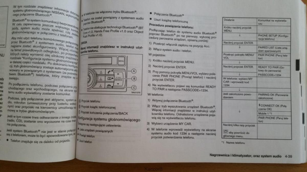 Nissan Note I 1 E11 instrukcja obslugi / page 123