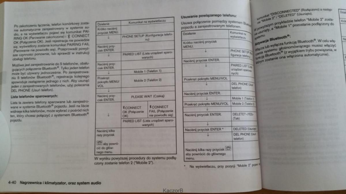 Nissan Note I 1 E11 instrukcja obslugi / page 124