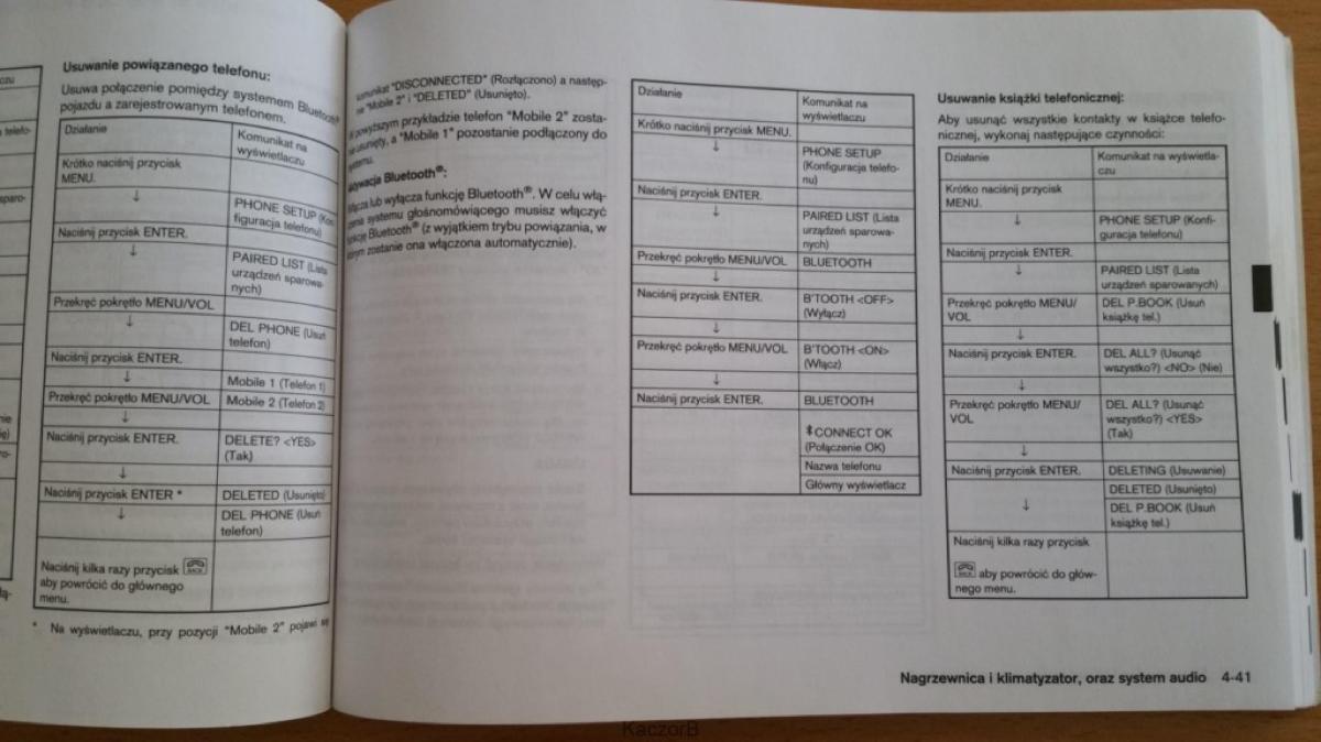 Nissan Note I 1 E11 instrukcja obslugi / page 125