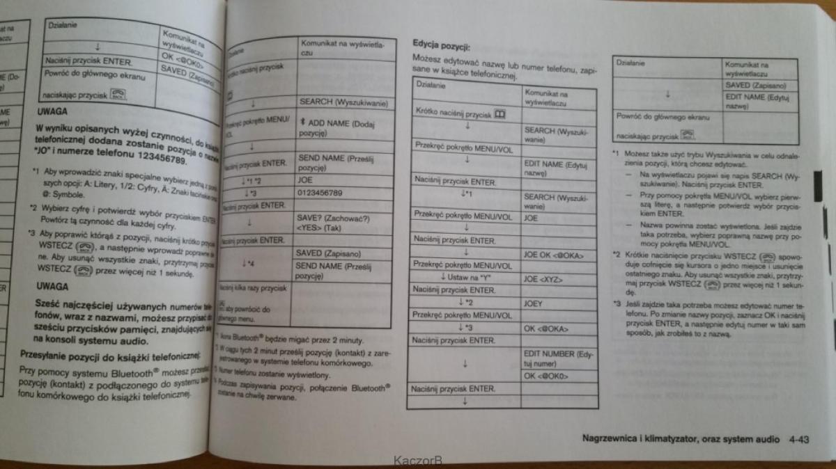 Nissan Note I 1 E11 instrukcja obslugi / page 127