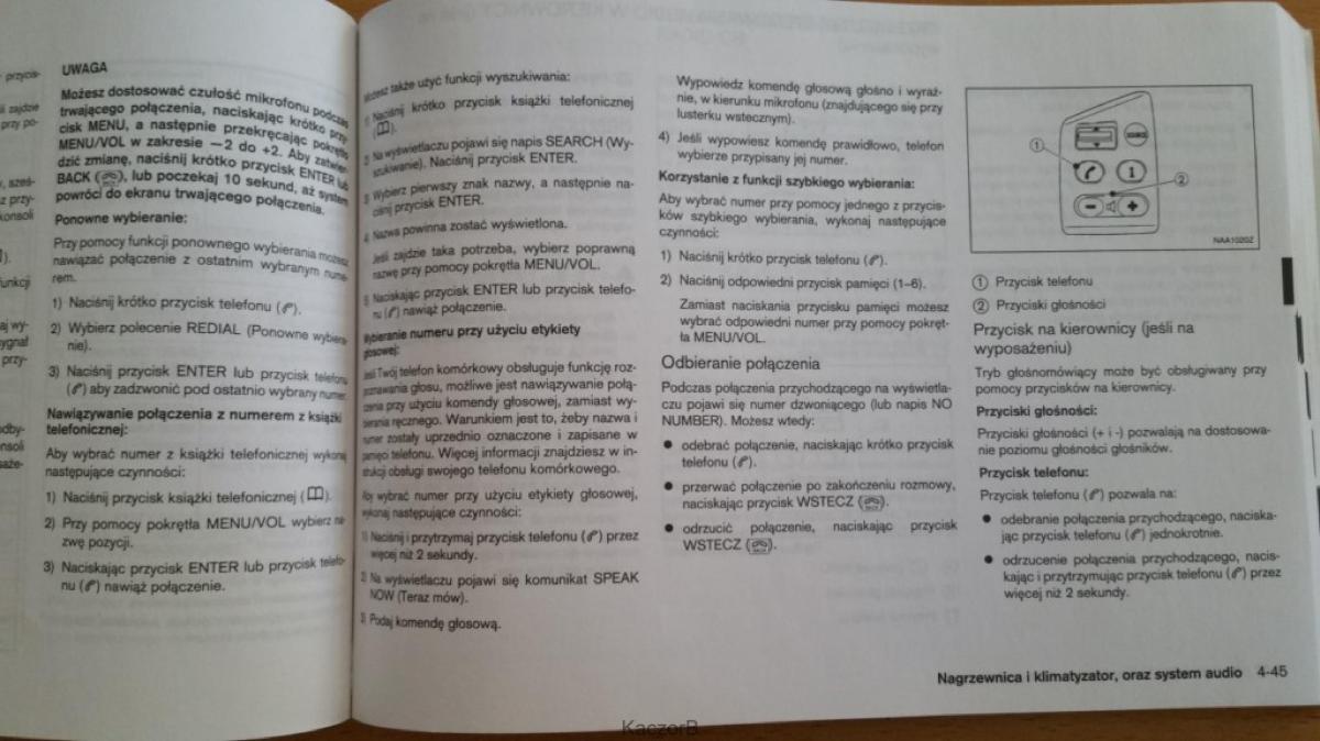 Nissan Note I 1 E11 instrukcja obslugi / page 129