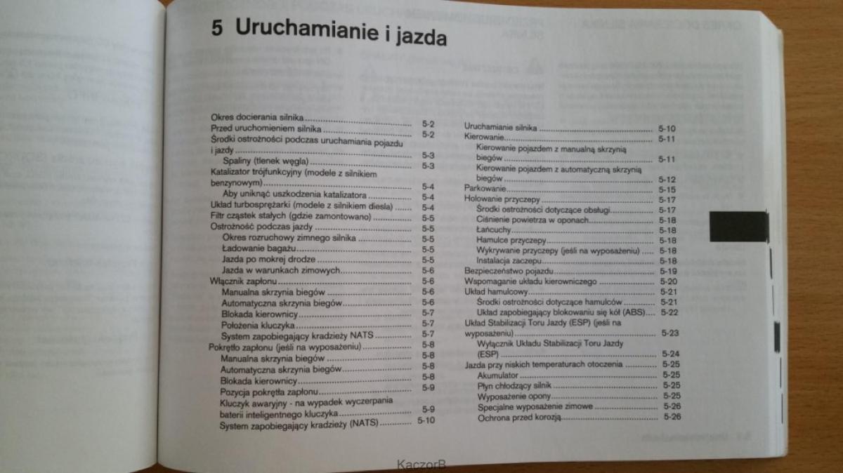 Nissan Note I 1 E11 instrukcja obslugi / page 132