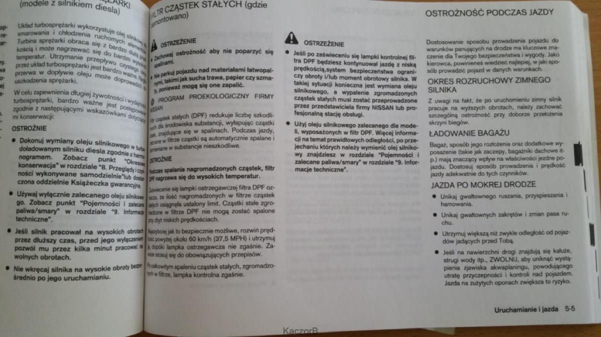 Nissan Note I 1 E11 instrukcja obslugi / page 136