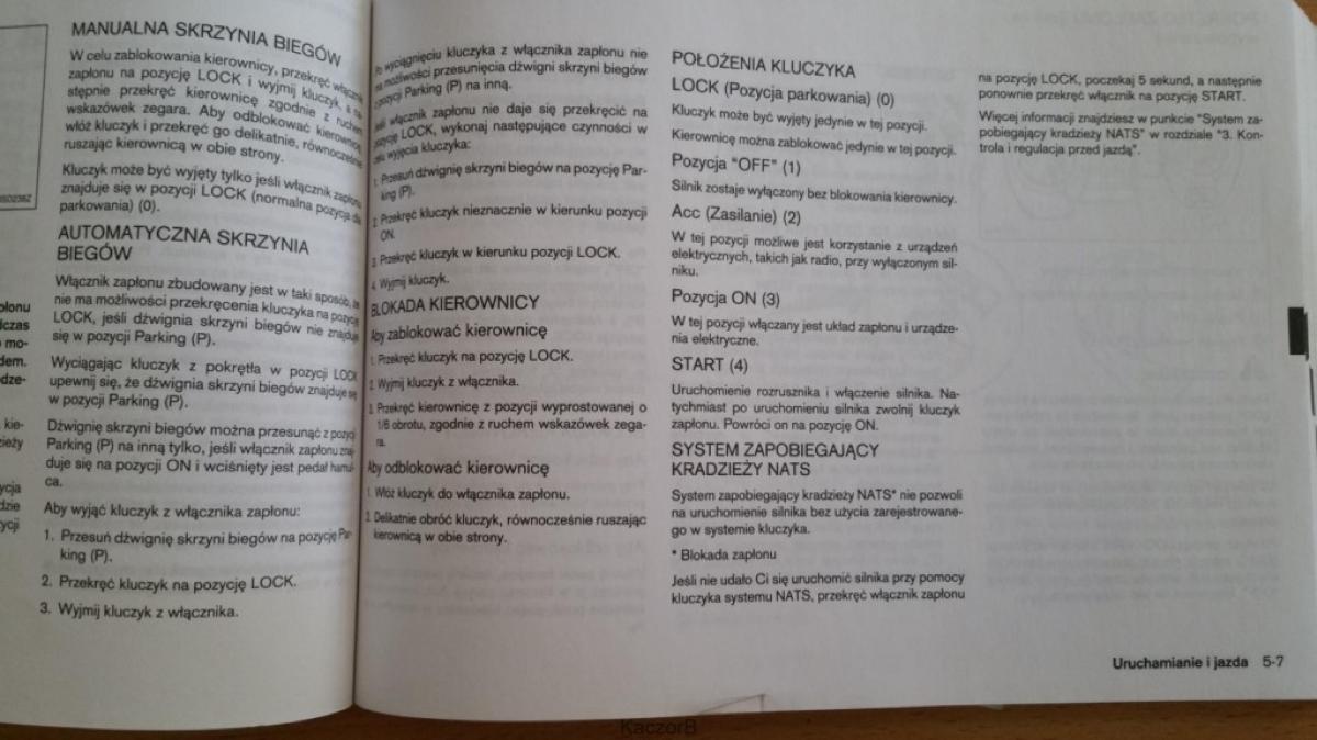 Nissan Note I 1 E11 instrukcja obslugi / page 138