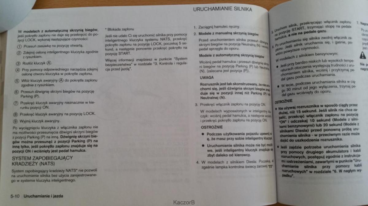 Nissan Note I 1 E11 instrukcja obslugi / page 141