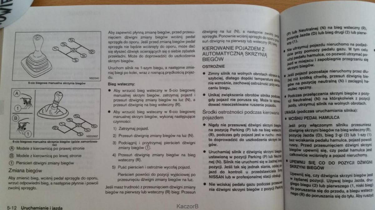 Nissan Note I 1 E11 instrukcja obslugi / page 143