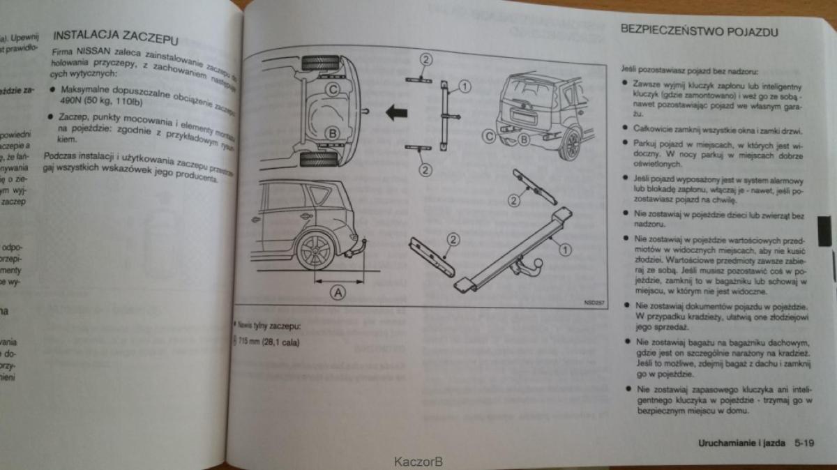 Nissan Note I 1 E11 instrukcja obslugi / page 150