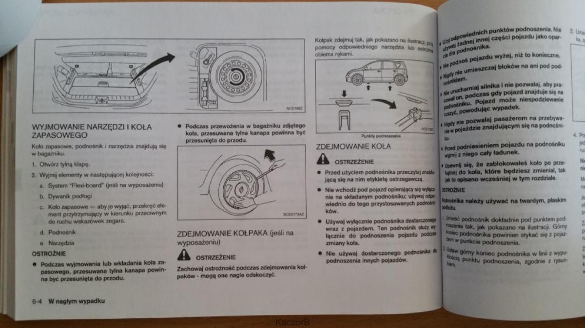 Nissan Note I 1 E11 instrukcja obslugi / page 161