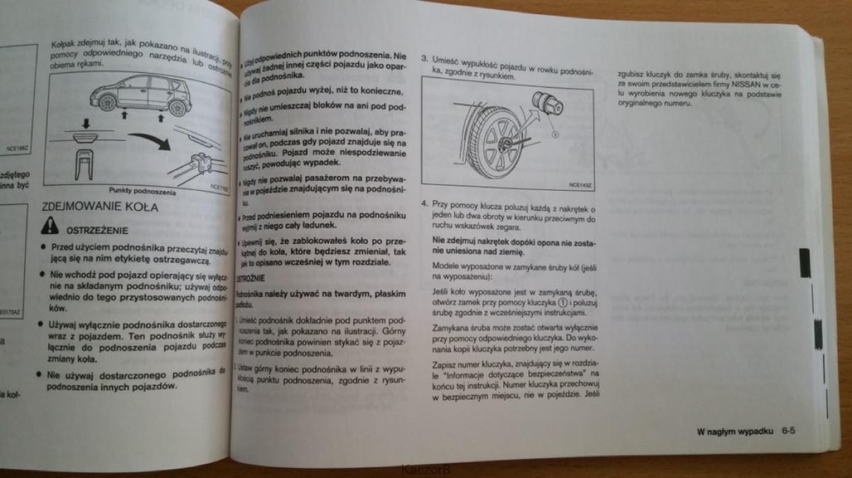 Nissan Note I 1 E11 instrukcja obslugi / page 162