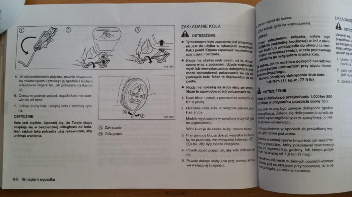 Nissan Note I 1 E11 instrukcja obslugi / page 163