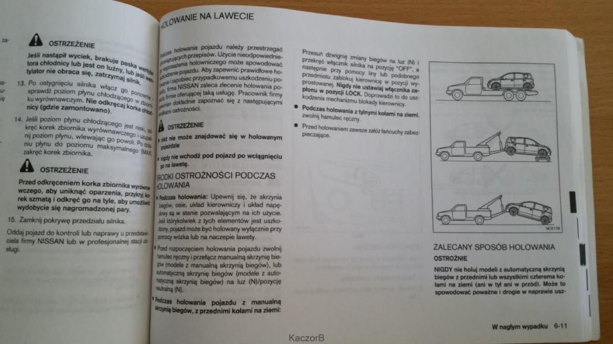 Nissan Note I 1 E11 instrukcja obslugi / page 168