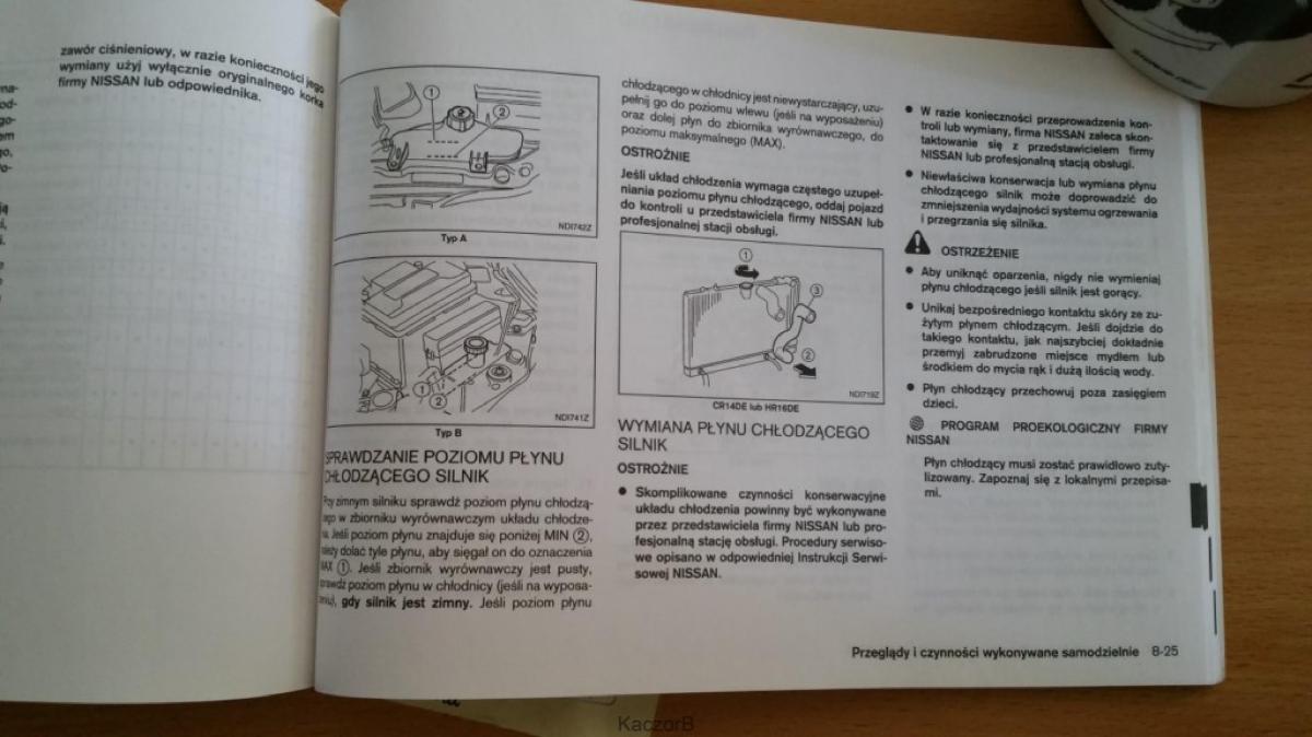 Nissan Note I 1 E11 instrukcja obslugi / page 201