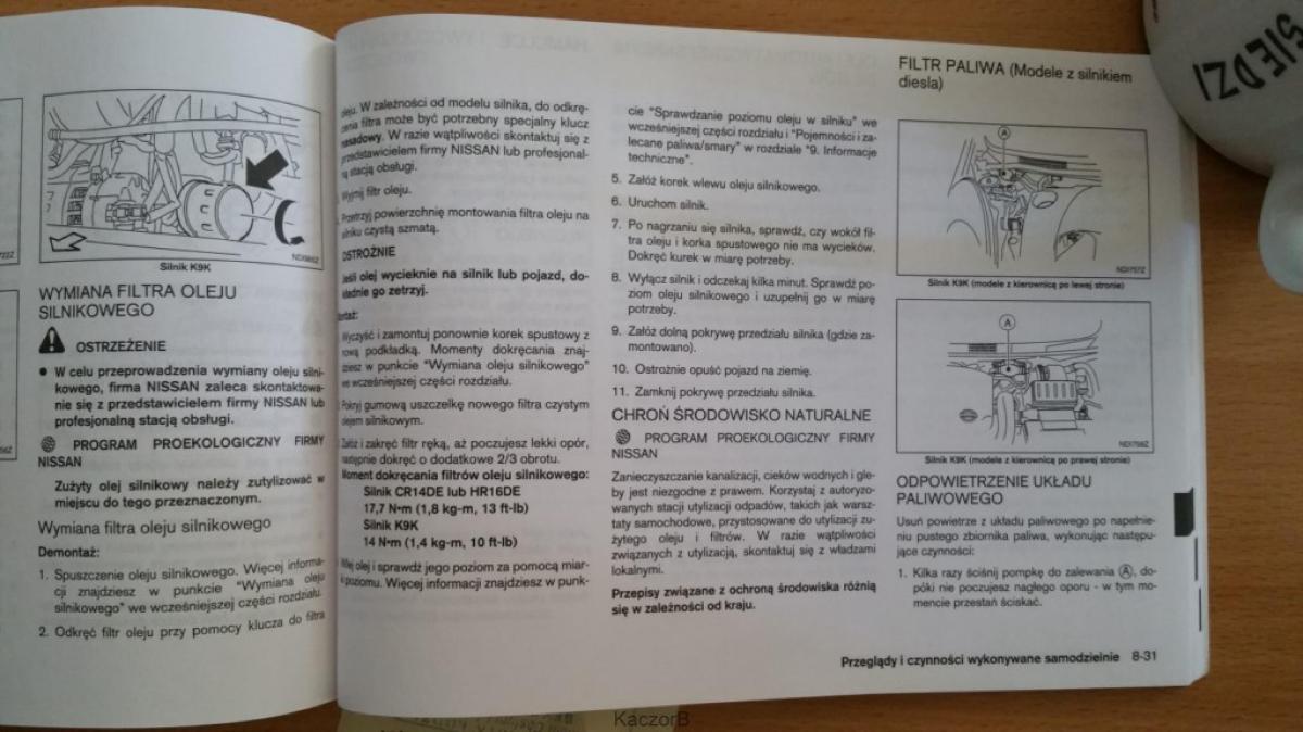 Nissan Note I 1 E11 instrukcja obslugi / page 207