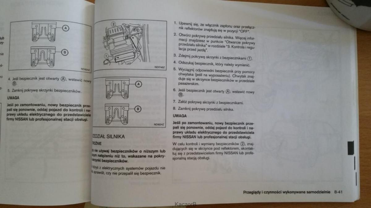 Nissan Note I 1 E11 instrukcja obslugi / page 217