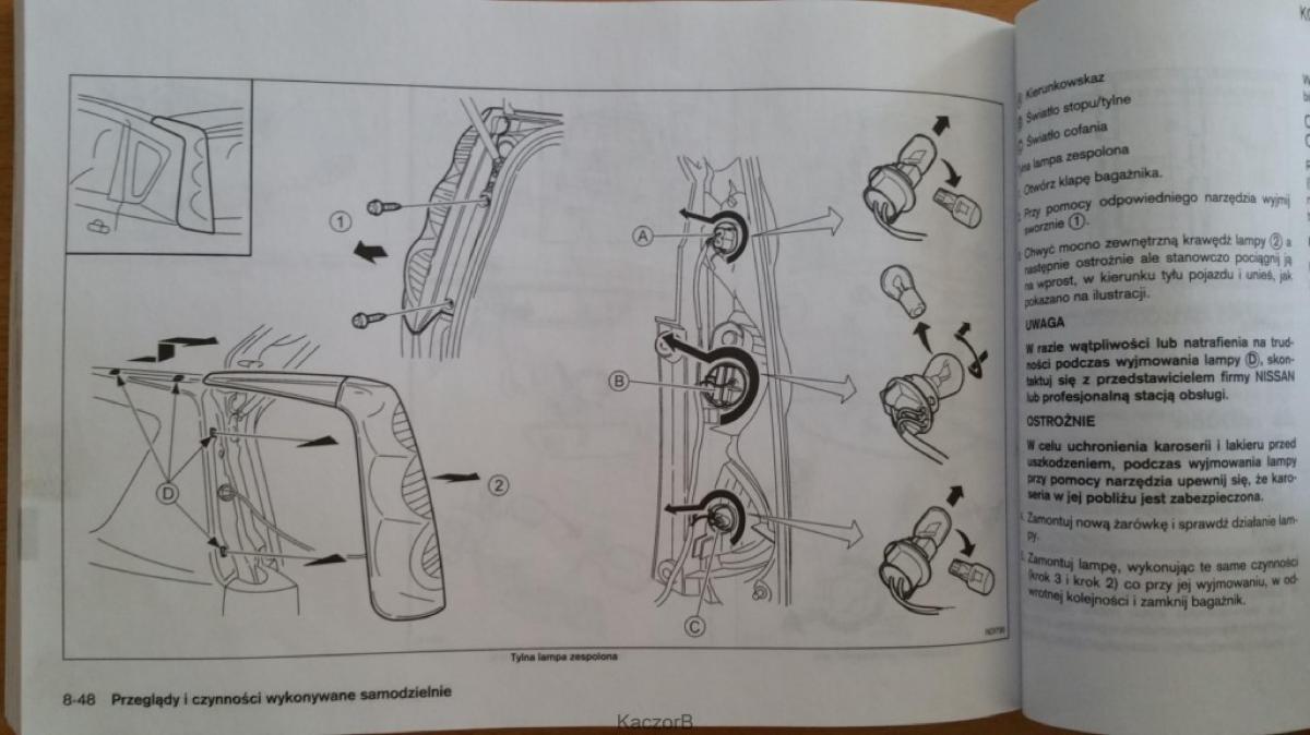 Nissan Note I 1 E11 instrukcja obslugi / page 224