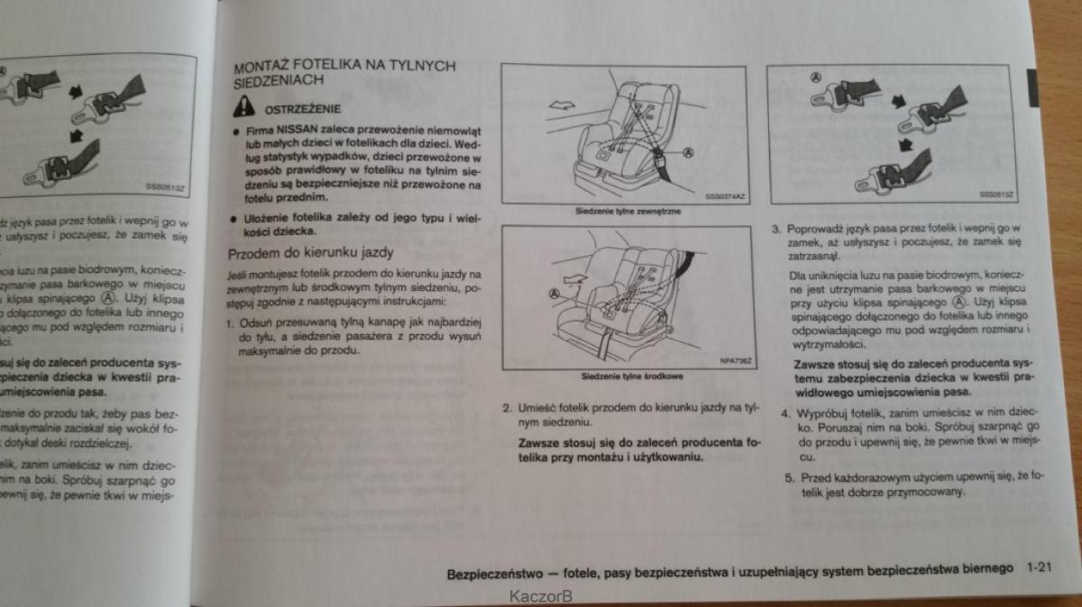 Nissan Note I 1 E11 instrukcja obslugi / page 34