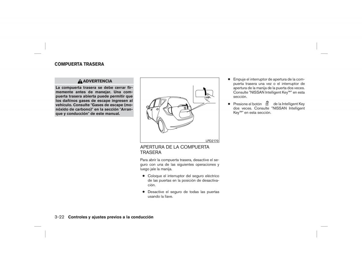 Nissan Note II 2 E12 manual del propietario / page 128