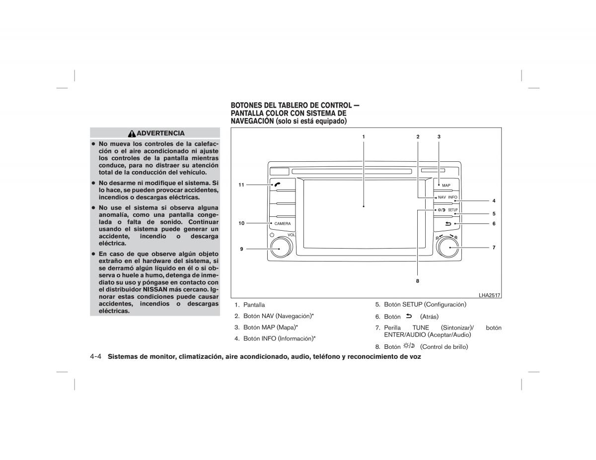 Nissan Note II 2 E12 manual del propietario / page 138