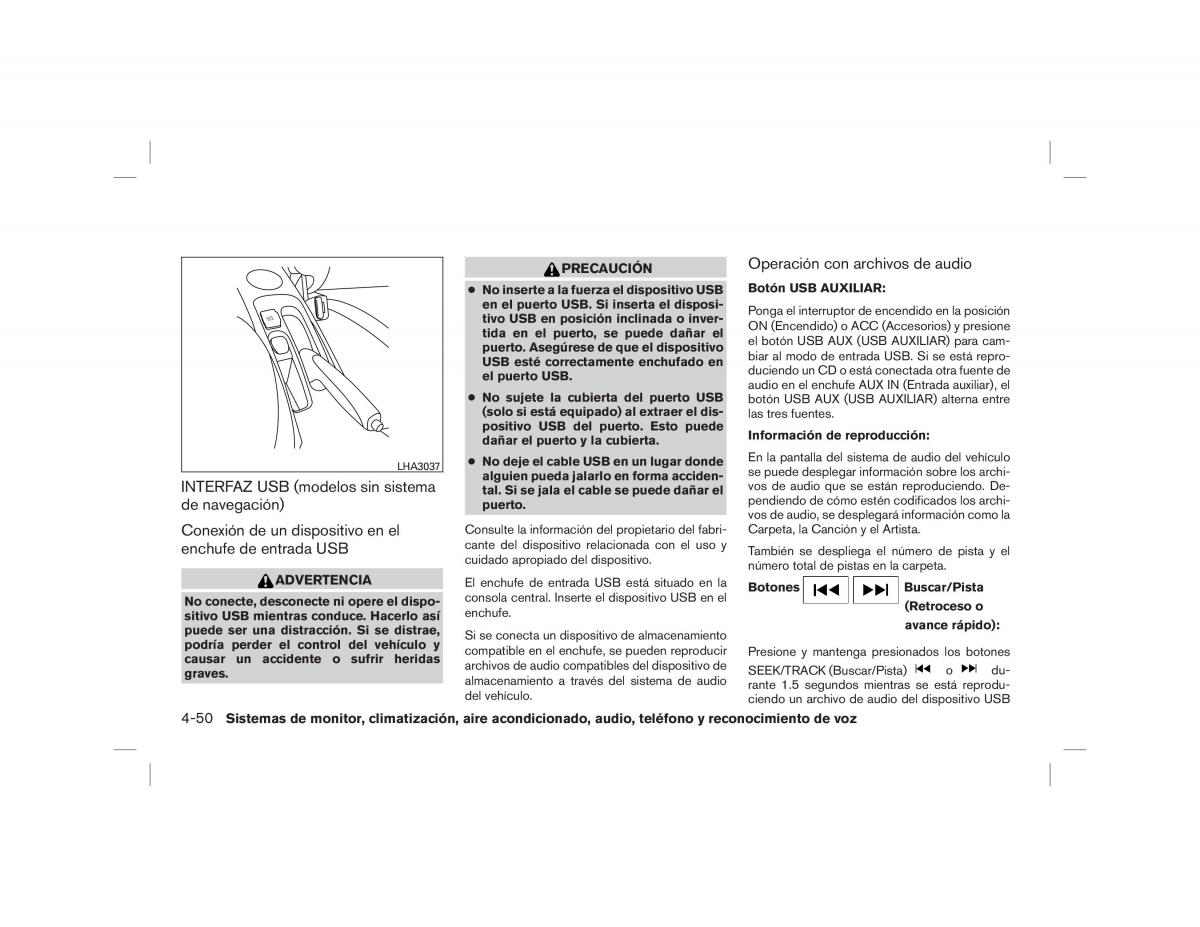 Nissan Note II 2 E12 manual del propietario / page 184