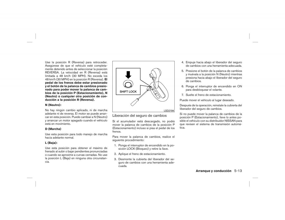 Nissan Note II 2 E12 manual del propietario / page 245