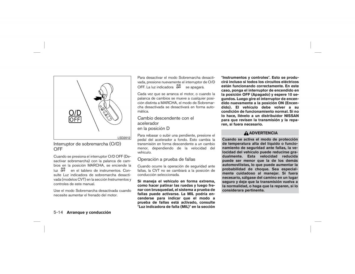 Nissan Note II 2 E12 manual del propietario / page 246