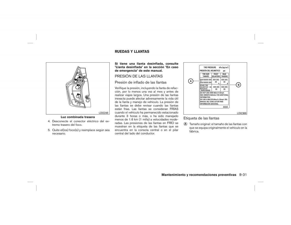 Nissan Note II 2 E12 manual del propietario / page 315