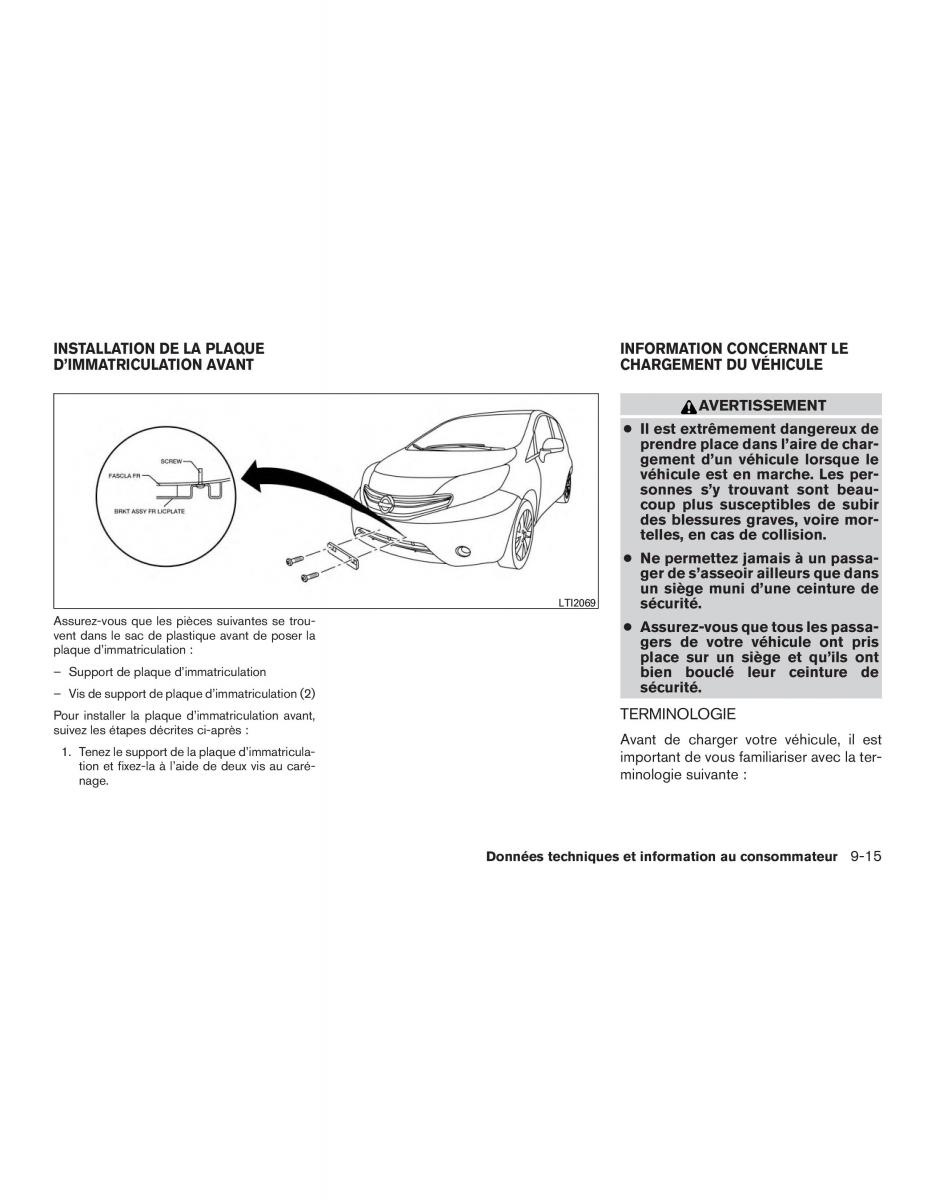 Nissan Note II 2 E12 manuel du proprietaire / page 440