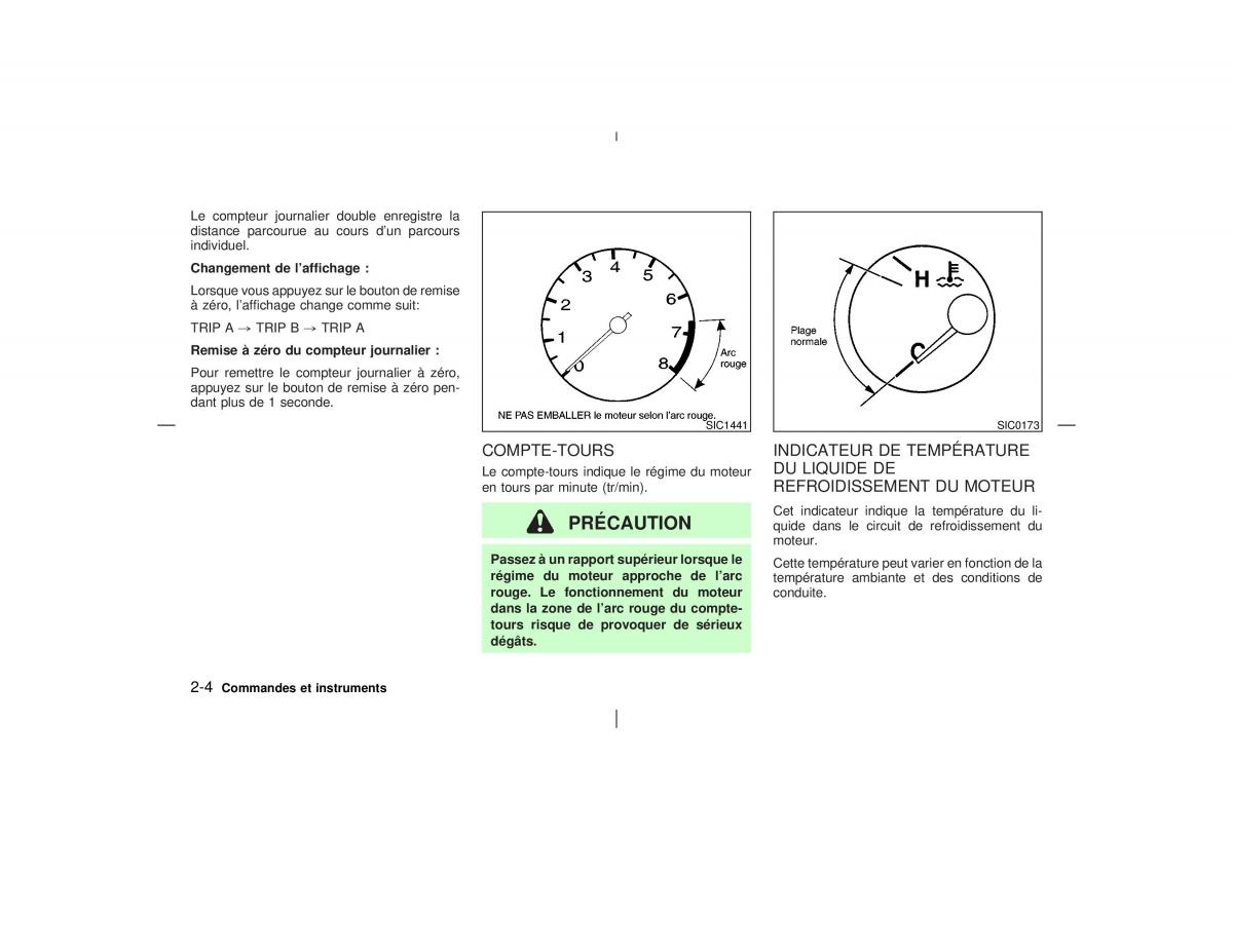 Nissan Pathfinder II 2 R50 manuel du proprietaire / page 59