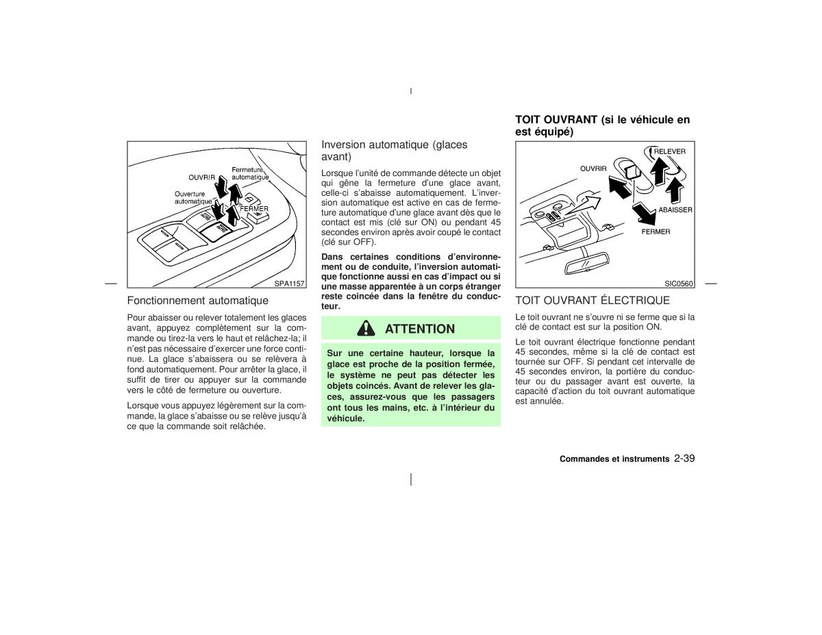 Nissan Pathfinder II 2 R50 manuel du proprietaire / page 94