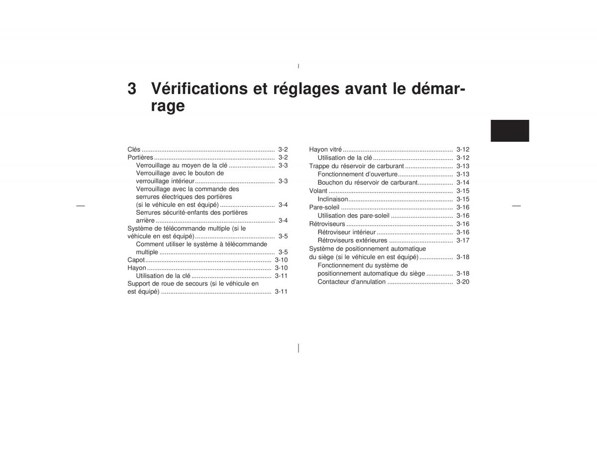 Nissan Pathfinder II 2 R50 manuel du proprietaire / page 106