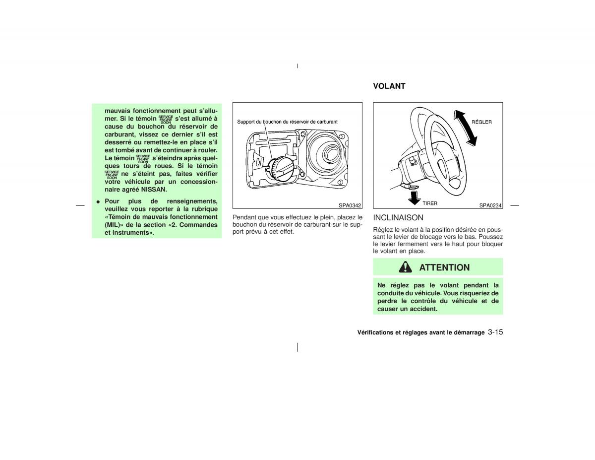 Nissan Pathfinder II 2 R50 manuel du proprietaire / page 120