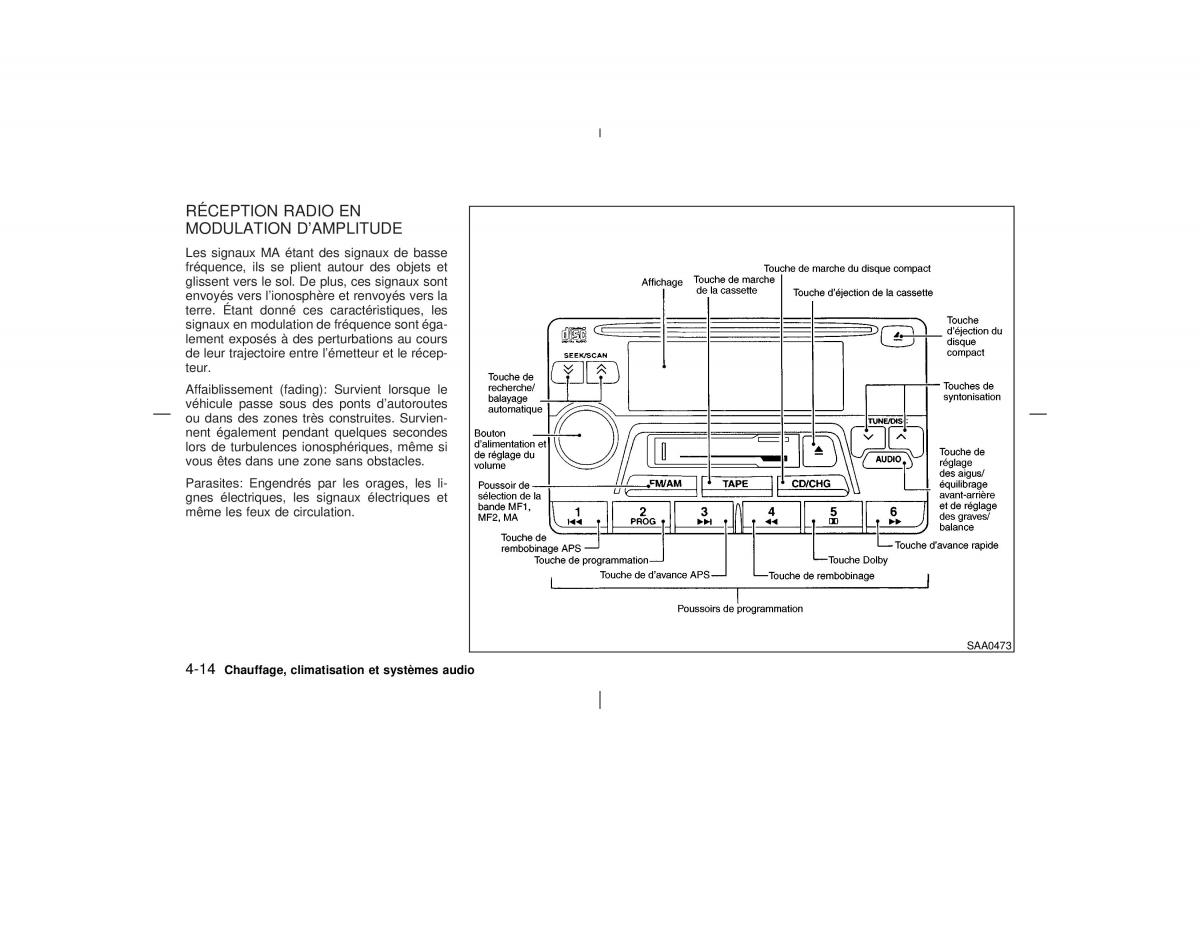 Nissan Pathfinder II 2 R50 manuel du proprietaire / page 141