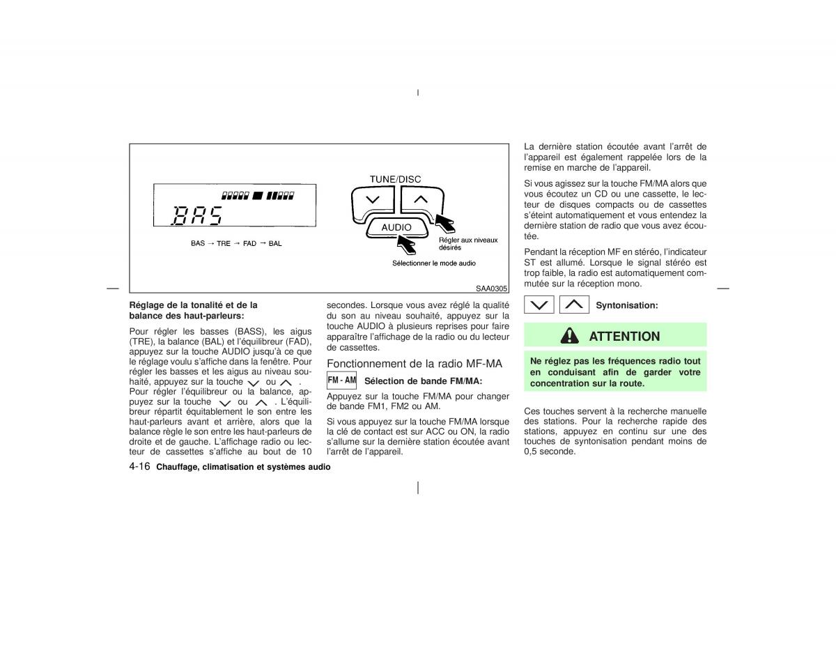 Nissan Pathfinder II 2 R50 manuel du proprietaire / page 143