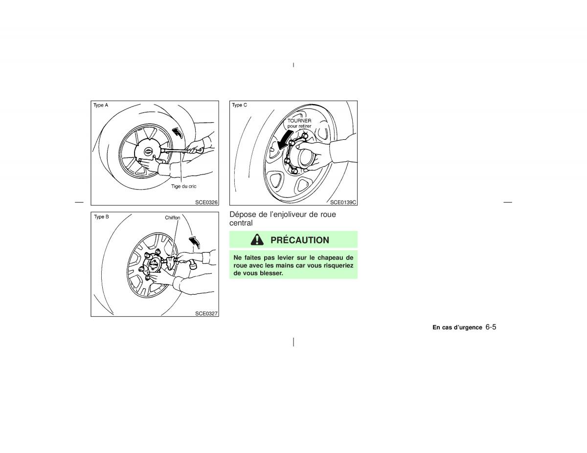 Nissan Pathfinder II 2 R50 manuel du proprietaire / page 204